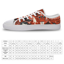 Lade das Bild in den Galerie-Viewer, Damen/Frauen Low-Top Canvas Schuhe Segeltuchschuhe selbst gestalten und bedrucken