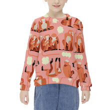 Lade das Bild in den Galerie-Viewer, Mädchen MY03 Sweatshirt Pullover mit Rundhalsausschnitt mit Fotos Motiven selbst gestalten und bedrucken