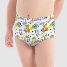 Lade das Bild in den Galerie-Viewer, Mädchen Panty / Short / Pant Slip Unterhose mit Fotos Muster Text Logo selbst gestalten und bedrucken