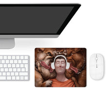 Lade das Bild in den Galerie-Viewer, 20,5 x 25,5cm Mauspad aus Leder mit Foto Text selbst gestalten und bedrucken