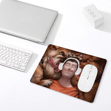 Lade das Bild in den Galerie-Viewer, 20,5 x 25,5cm Mauspad aus Leder mit Foto Text selbst gestalten und bedrucken