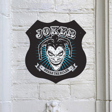 Lade das Bild in den Galerie-Viewer, Metall hängende Malerei (Schildform) Metallschild Blechschilder Deko Schild mit Spruch selbst gestalten und bedrucken