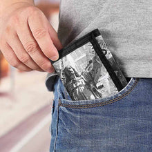 Lade das Bild in den Galerie-Viewer, Mini Geldbörse Portemonnaie Geldbeutel Portmonee Geldtasche Lang mit Foto Muster Text Logo selbst gestalten und bedrucken