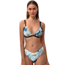 Lade das Bild in den Galerie-Viewer, Modischer BK2133 Damen / Frauen Push Up Triengel Bikini (2-tlg. Set) selbst gestalten und bedrucken