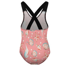 Lade das Bild in den Galerie-Viewer, Modischer einteiliger Badeanzug NT018 für Mädchen selbst gestalten und bedrucken