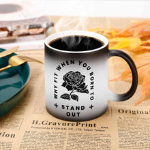 Lade das Bild in den Galerie-Viewer, Mug Tasse mit Verfärbung mit zweiseitigen unterschiedlichen Bilder mit Foto Muster Text Logo selbst gestalten und bedrucken