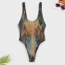 Lade das Bild in den Galerie-Viewer, Multi-Image-Design 2023 NEW Badeanzug LT3214 Damen 1-St mit Fotos Muster Text Logo selbst gestalten und bedrucken