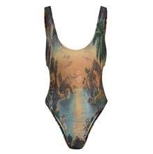 Lade das Bild in den Galerie-Viewer, Multi-Image-Design 2023 NEW Badeanzug LT3214 Damen 1-St mit Fotos Muster Text Logo selbst gestalten und bedrucken