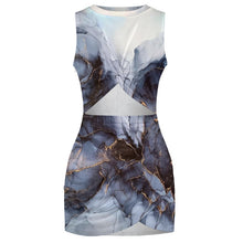 Lade das Bild in den Galerie-Viewer, Multi-Image-Design Allover-Druck Damen / Frauen Sommer Jumpsuit Overall BEQ mit Fotos Muster Text Logo selbst gestalten und bedrucken