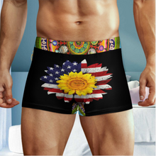 Lade das Bild in den Galerie-Viewer, Multi-Image-Design Männer Boxershorts Herren Unterhose Hohe Taille mit breitem Elastikbündchen mit Fotos Muster Text Logo selbst gestalten und bedrucken