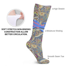 Lade das Bild in den Galerie-Viewer, Multi-Image-Design atmungsaktive Socken lang Damen / Herren mit Ihrem Design Motiv und Foto selbst gestalten und bedrucken