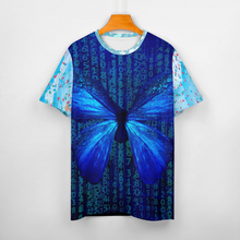 Lade das Bild in den Galerie-Viewer, Multi-Image-Druck Allover Print Rundhalsshirt Damen / Frauen 100% Baumwolle Kurzarmshirt Tshirt ay001 mit Fotos Muster Text Logo selbst gestalten und bedrucken