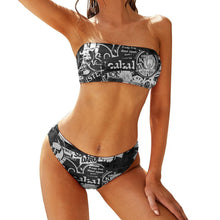 Lade das Bild in den Galerie-Viewer, Multi-Image-Druck Damen / Frauen Bandeau-Bikini Set 2 teilig in Tube-Form FT0803 mit Fotos Muster Text Logo selbst gestalten und bedrucken