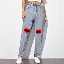 Lade das Bild in den Galerie-Viewer, Multi-Image-Druck Damen / Frauen Haremshose Harlan Jeans Original Boyfriend-Cut 9037 mit Fotos Muster Text Logo selbst gestalten und bedrucken