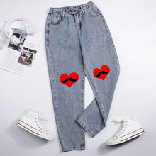 Lade das Bild in den Galerie-Viewer, Multi-Image-Druck Damen / Frauen Haremshose Harlan Jeans Original Boyfriend-Cut 9037 mit Fotos Muster Text Logo selbst gestalten und bedrucken