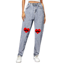 Lade das Bild in den Galerie-Viewer, Multi-Image-Druck Damen / Frauen Haremshose Harlan Jeans Original Boyfriend-Cut 9037 mit Fotos Muster Text Logo selbst gestalten und bedrucken