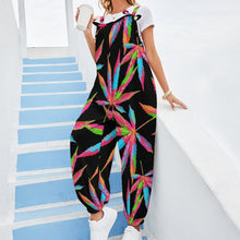 Lade das Bild in den Galerie-Viewer, Multi-Image-Druck Damen / Frauen Overall mit Trägern zum Knoten Jumpsuit RP mit Fotos Muster Text Logo selbst gestalten und bedrucken