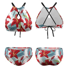 Lade das Bild in den Galerie-Viewer, Multi-Image-Druck Damen / Frauen Sexy Bustier-Bikini Set BK2040 mit Fotos Muster Text Logo selbst gestalten und bedrucken