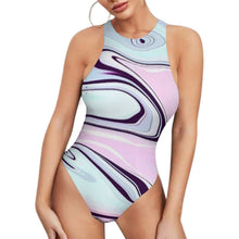 Lade das Bild in den Galerie-Viewer, Multi-Image-Druck Damen / Frauen Sexy Stringbody Bodysuit ärmellos Damenbody Unterhemd Unterwäsche blickdichtes Trägertop NZ057 mit Fotos Muster Text Logo selbst gestalten und bedrucken