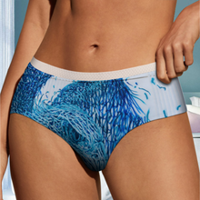 Lade das Bild in den Galerie-Viewer, Multi-Image-Druck Damen / Frauen Slip Taillenslip Unterhose aus weicher Microfaser B499 mit Fotos Muster Text Logo selbst gestalten und bedrucken