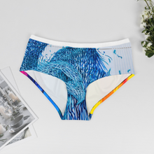 Lade das Bild in den Galerie-Viewer, Multi-Image-Druck Damen / Frauen Slip Taillenslip Unterhose aus weicher Microfaser B499 mit Fotos Muster Text Logo selbst gestalten und bedrucken