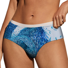 Lade das Bild in den Galerie-Viewer, Multi-Image-Druck Damen / Frauen Slip Taillenslip Unterhose aus weicher Microfaser B499 mit Fotos Muster Text Logo selbst gestalten und bedrucken