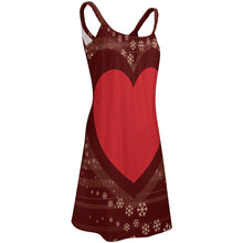 Lade das Bild in den Galerie-Viewer, Multi-Image-Druck Damen / Frauen Strandkleid Maxikleid Spaghettikleid AQ mit Fotos Muster Text Logo selbst gestalten und bedrucken