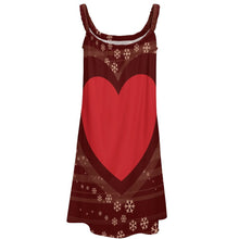 Lade das Bild in den Galerie-Viewer, Multi-Image-Druck Damen / Frauen Strandkleid Maxikleid Spaghettikleid AQ mit Fotos Muster Text Logo selbst gestalten und bedrucken