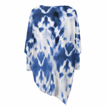 Lade das Bild in den Galerie-Viewer, Multi-Image-Druck Damen / Frauen Große Größen Unregelmäßiges Langarmshirt Pullover TSHIRT T-Shirt mit Fotos Muster Text Logo selbst gestalten und bedrucken