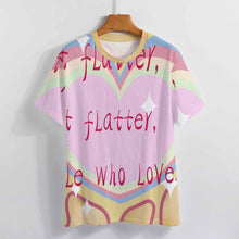 Lade das Bild in den Galerie-Viewer, Große Größen Multi-Image-Druck Damen / Frauen Voll Druck 100% Baumwolle Kurzarm TSHIRT T-Shirt ZP057 mit Fotos Muster Text Logo selbst gestalten und bedrucken