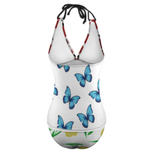 Lade das Bild in den Galerie-Viewer, Multi-Image-Druck Damen Sommer Tief-V Tankini Set 2 tlg. F48KA01 mit Fotos Muster Text Logo selbst gestalten und bedrucken