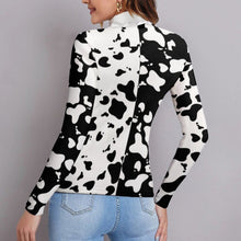 Lade das Bild in den Galerie-Viewer, Multi-Image-Druck Damen Turtleneck Pullover Stehkragenpullover Rollkragenpullover MY08 mit Fotos Muster Text Logo selbst gestalten und bedrucken
