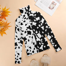 Lade das Bild in den Galerie-Viewer, Multi-Image-Druck Damen Turtleneck Pullover Stehkragenpullover Rollkragenpullover MY08 mit Fotos Muster Text Logo selbst gestalten und bedrucken