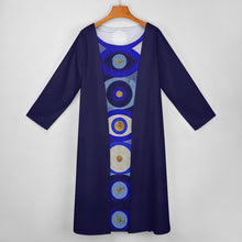 Lade das Bild in den Galerie-Viewer, Multi-Image-Druck Damen & Frauen Abendanzug Kleid Set STZ 2tlg. Set mit Fotos Muster Text Logo selbst gestalten und bedrucken