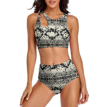 Lade das Bild in den Galerie-Viewer, Multi-Image-Druck Damen & Frauen Badeanzug Bustier Bikini 2-tgl. Set OCS2118 mit Foto selbst gestalten und bedrucken
