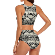 Lade das Bild in den Galerie-Viewer, Multi-Image-Druck Damen & Frauen Badeanzug Bustier Bikini 2-tgl. Set OCS2118 mit Foto selbst gestalten und bedrucken