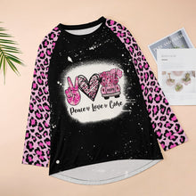 Lade das Bild in den Galerie-Viewer, Multi-Image-Druck Damen / Frauen Raglan Shirt Langarmshirt BL mit Fotos Muster Text Logo selbst gestalten und bedrucken