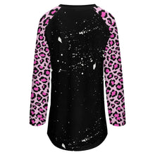 Lade das Bild in den Galerie-Viewer, Multi-Image-Druck Damen / Frauen Raglan Shirt Langarmshirt BL mit Fotos Muster Text Logo selbst gestalten und bedrucken