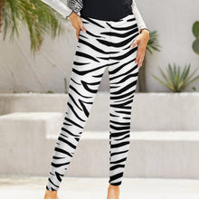 Lade das Bild in den Galerie-Viewer, Multi-Image-Druck Damen / Frauen Sport Fitness Yoga Jogginghose Leggings NZ205 mit Fotos Muster Text Logo selbst gestalten und bedrucken
