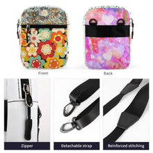 Lade das Bild in den Galerie-Viewer, Multi-Image-Druck Damen & Herren All Over-Druck Mini Umhängetasche Schultertasche Klein Q026 mit Fotos Muster Text Logo selbst gestalten und bedrucken