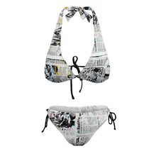 Lade das Bild in den Galerie-Viewer, Multi-Image-Druck Große Größen Damen / Frauen Triangle Bikinis Set Push-Up Bademode BK2131 mit Fotos Muster Text Logo selbst gestalten und bedrucken