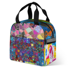 Lade das Bild in den Galerie-Viewer, Multi-Image-Druck Große Lunchtasche Kühltasche Isoliertasche Lunchbag Thermotasche mit Reißverschluss mit Fotos Muster Text Logo selbst gestalten und bedrucken