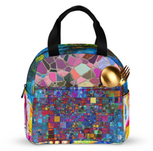 Lade das Bild in den Galerie-Viewer, Multi-Image-Druck Große Lunchtasche Kühltasche Isoliertasche Lunchbag Thermotasche mit Reißverschluss mit Fotos Muster Text Logo selbst gestalten und bedrucken