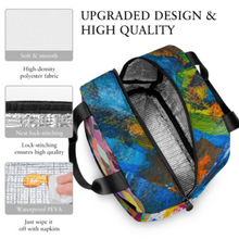 Lade das Bild in den Galerie-Viewer, Multi-Image-Druck Große Lunchtasche Kühltasche Isoliertasche Lunchbag Thermotasche mit Reißverschluss mit Fotos Muster Text Logo selbst gestalten und bedrucken