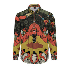 Lade das Bild in den Galerie-Viewer, Multi-Image-Druck Herren / Männer Langarmhemd Basic Long Sleeve Shirt mit All Over Print 3M38 mit Fotos Muster Text Logo selbst gestalten und bedrucken