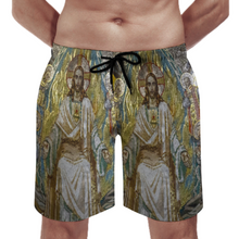 Lade das Bild in den Galerie-Viewer, Multi-Image-Druck Herren Schnelltrocknende Badeshorts Badehose Beachshorts Kordelzug Boardshorts Schwimmhose Männer D1P mit Fotos Muster Text Logo selbst gestalten und bedrucken