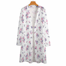 Lade das Bild in den Galerie-Viewer, Multi-Image-Druck Langarm Cardigan Strickjacke Shirt lang geschnitten NZ060 mit Foto Text Muster selbst gestalten und bedrucken