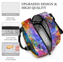 Lade das Bild in den Galerie-Viewer, Multi-Image-Druck Lunchtasche Kühltasche Isoliertasche Lunchbag Thermotasche mit Reißverschluss mit Fotos Muster Text Logo selbst gestalten und bedrucken
