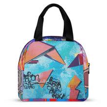 Lade das Bild in den Galerie-Viewer, Multi-Image-Druck Lunchtasche Kühltasche Isoliertasche Lunchbag Thermotasche mit Reißverschluss mit Fotos Muster Text Logo selbst gestalten und bedrucken