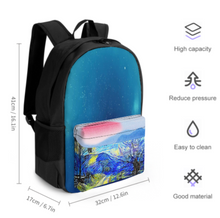 Lade das Bild in den Galerie-Viewer, Multi-Image-Druck Rucksack Schulrucksack Businessrucksack Reiserucksack Sportrucksack mit Taschen mit Fotos Muster Text Logo selbst gestalten und bedrucken